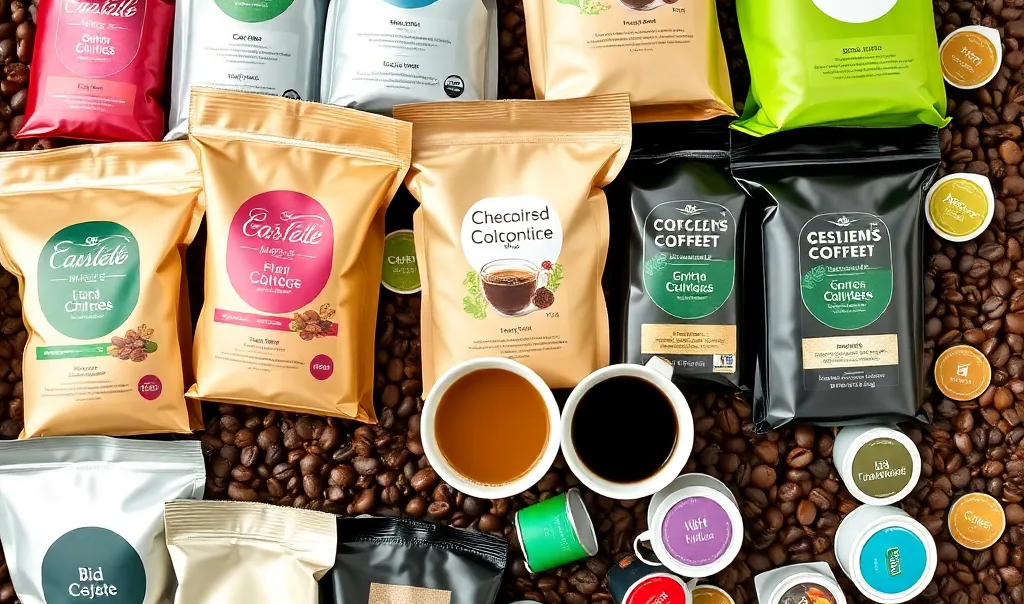 Different types of coffee